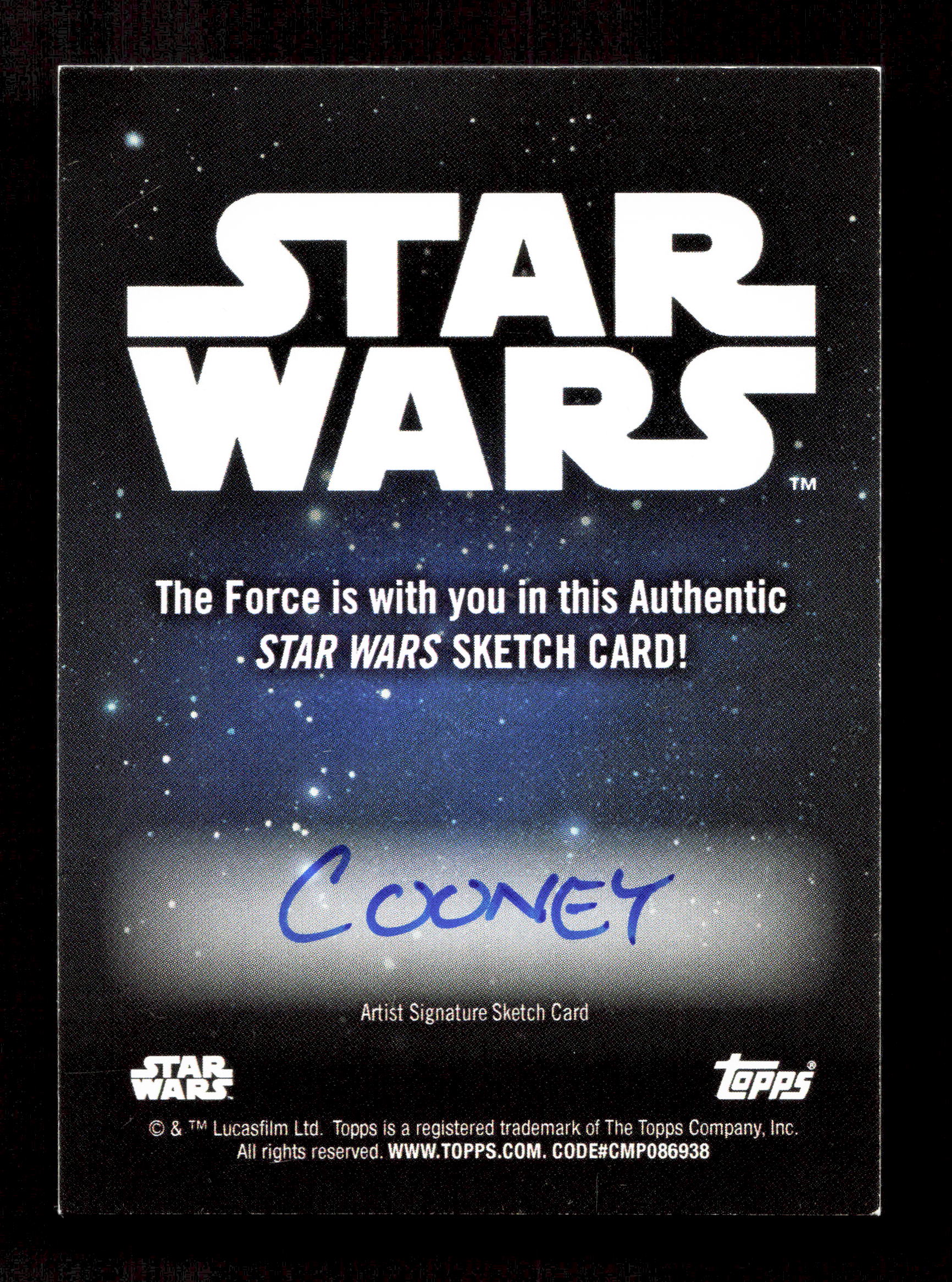 Topps K2SO Star Wars Sketch Card By Dan Cooney Star Wars Chrome Galaxy 2025 - Image 2