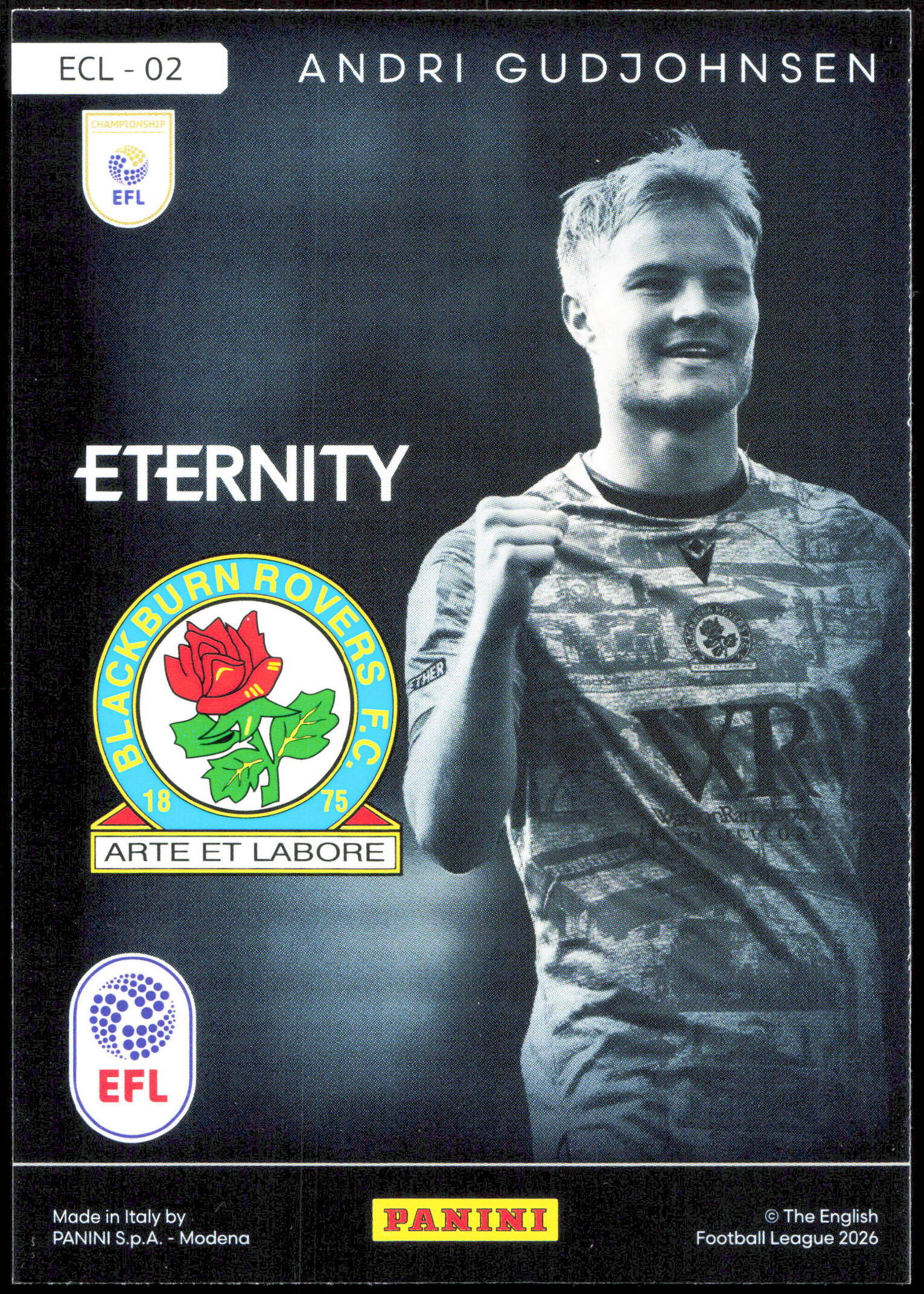 Panini Andri Gudjohnsen Eclipse 3/5 ECL-02 Eternity 2026 - Image 2