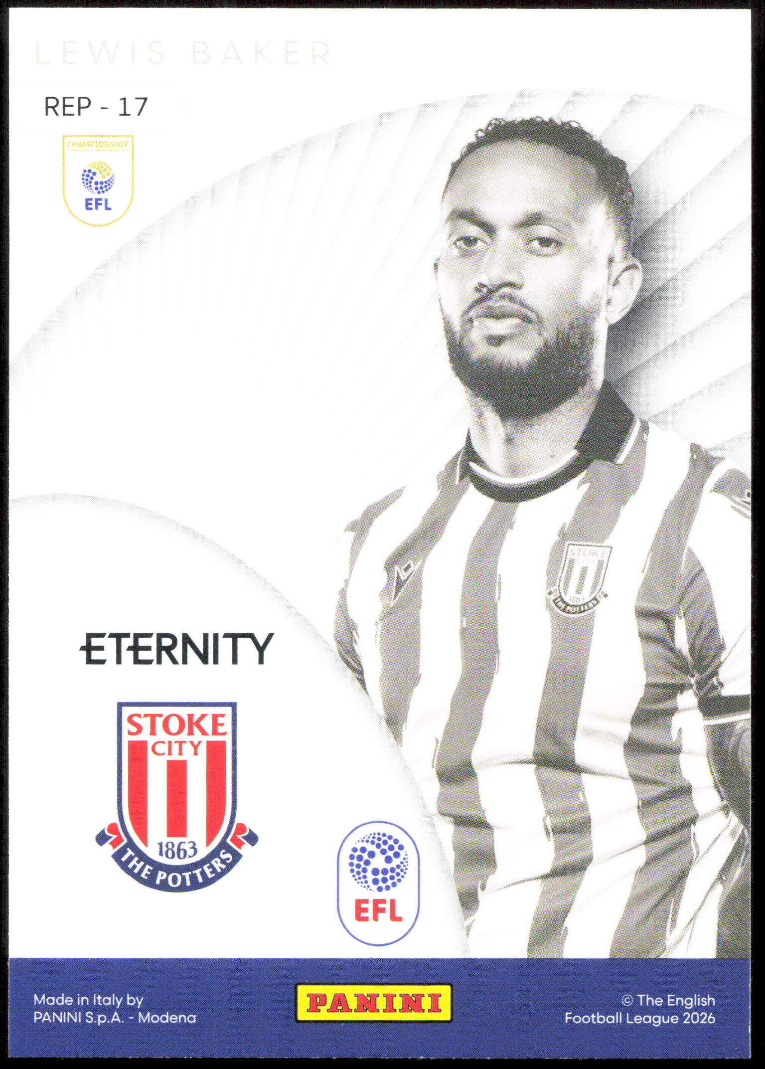Panini Lewis Baker Represent 08/10 REP-17 Eternity 2026 - Image 2