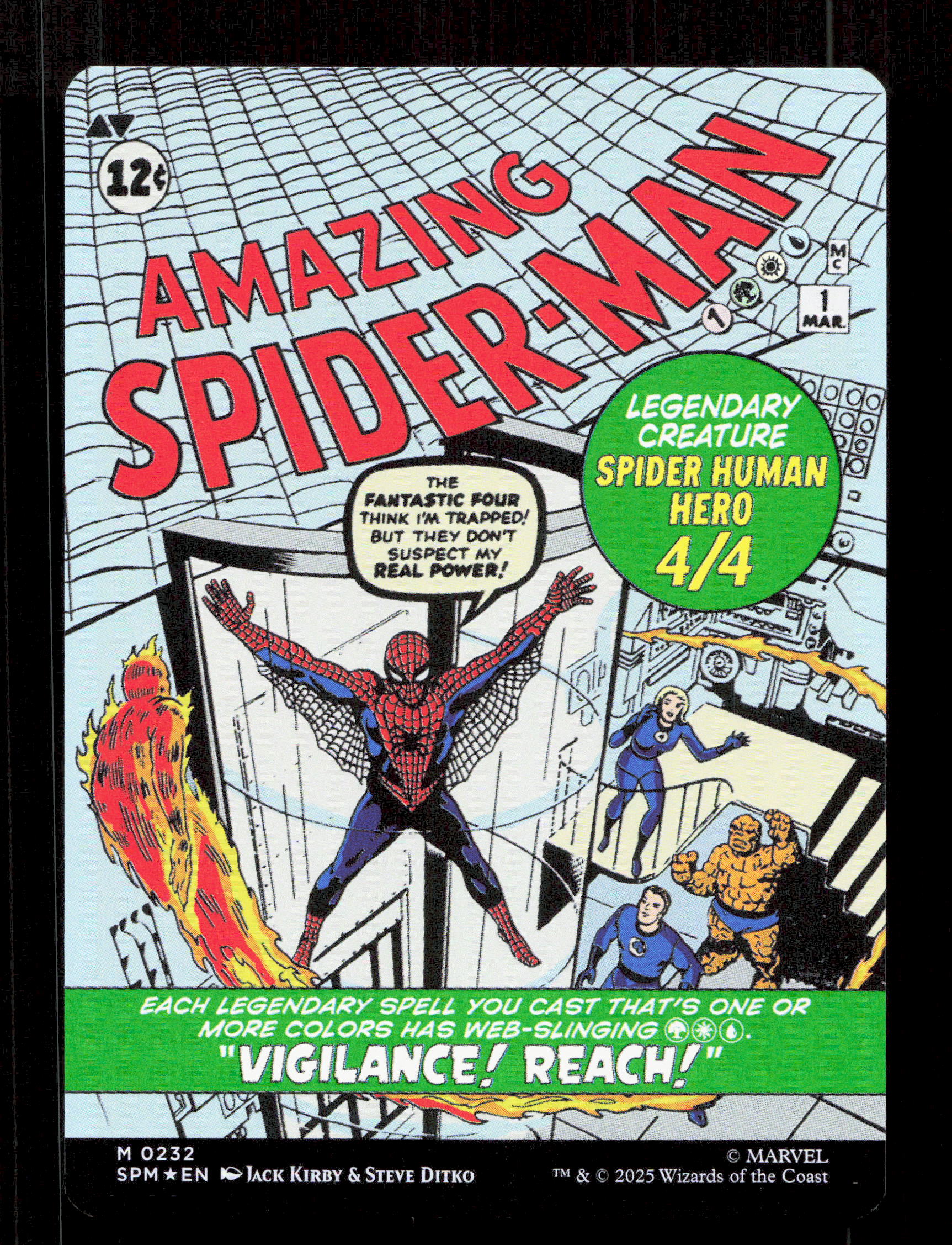 Magic The Gathering Peter Parker/Amazing Spider Man Borderless Foil Magic The Gathering Marvel Spider Man - Image 2