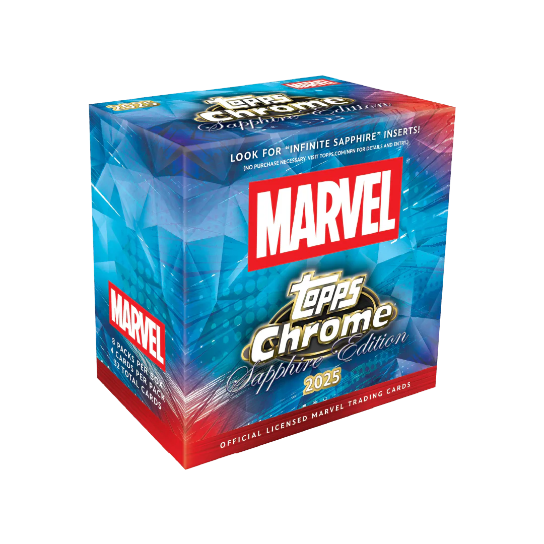 Marvel Comics Chrome Sapphire 2025 Hobby Box
