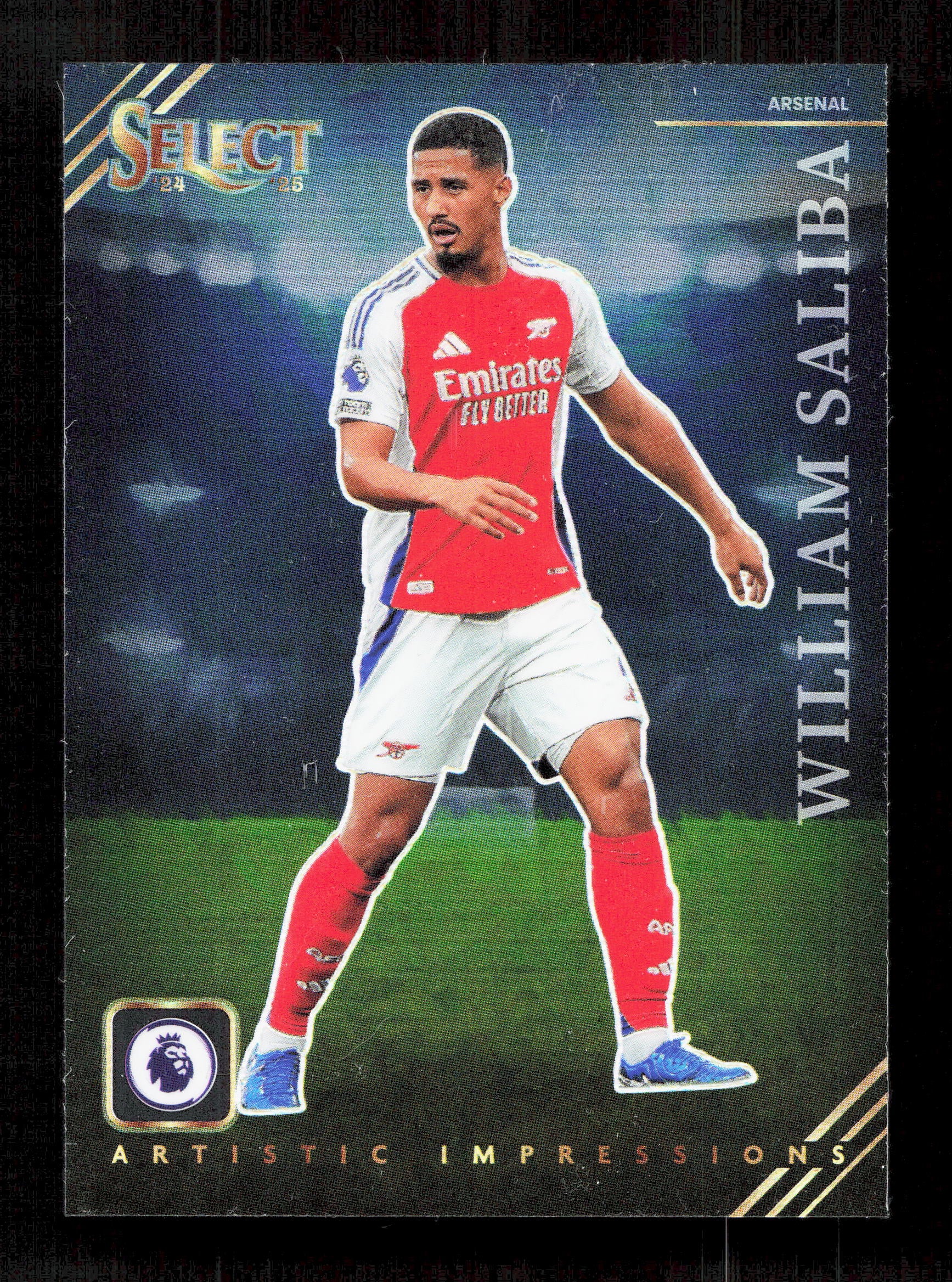 Panini William saliba Artistic Impressions Prizm Card Panini Select 2023-24 #6