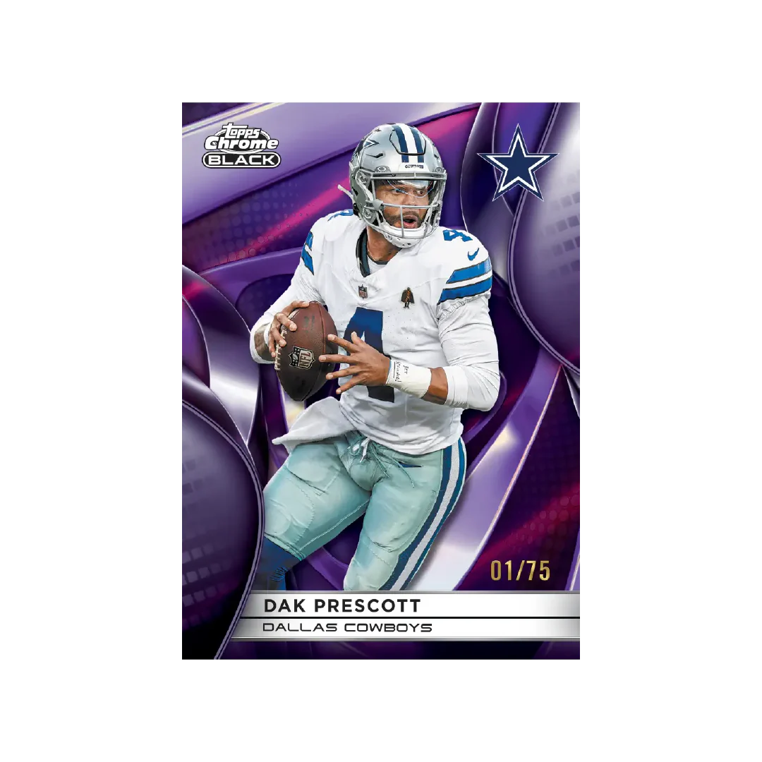 Topps Chrome Black Football 2025 Hobby Box - Pre-Order - Image 7