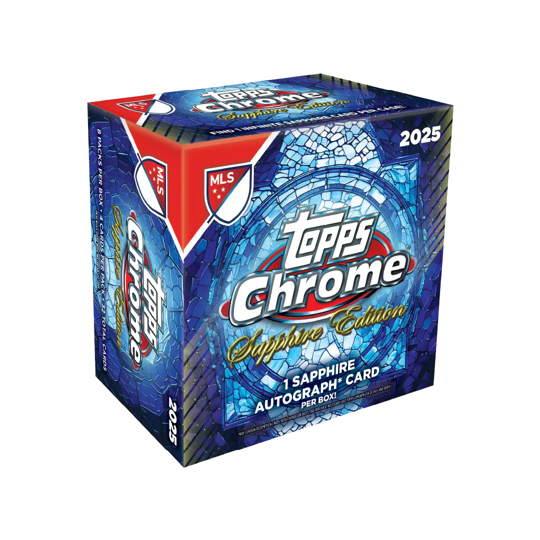 Topps Chrome MLS 2025 Sapphire Edition Hobby Box