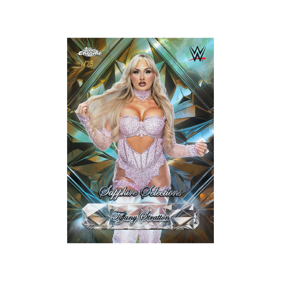 Topps Chrome WWE Sapphire Edition 2026 Hobby Box - Image 3