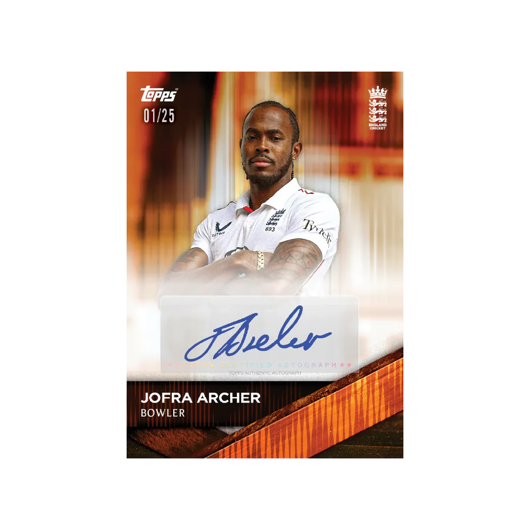 Topps England Cricket 2025 Team Set - Image 3