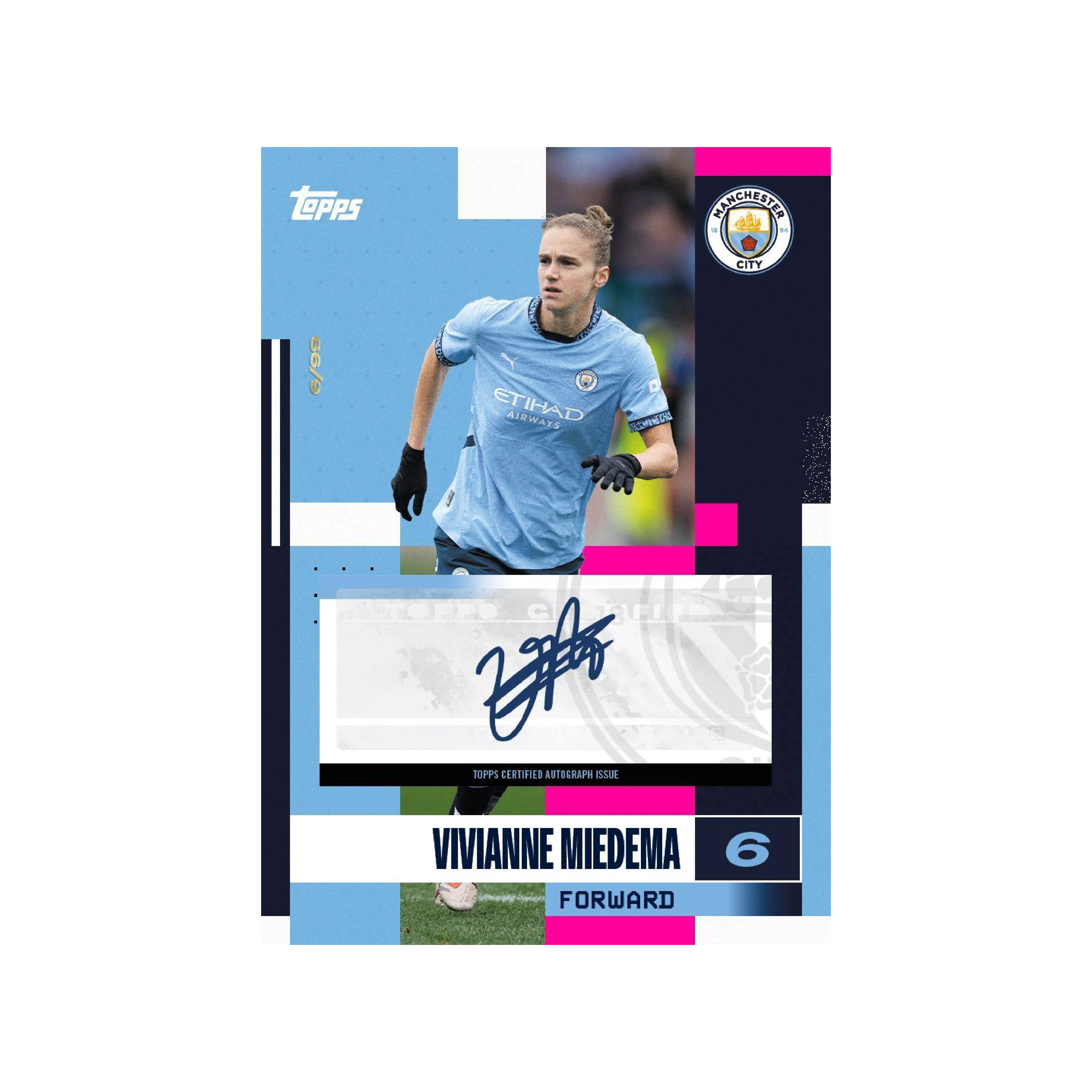 Topps Manchester City Official Team Set 2024/25 Single Pack - Image 9