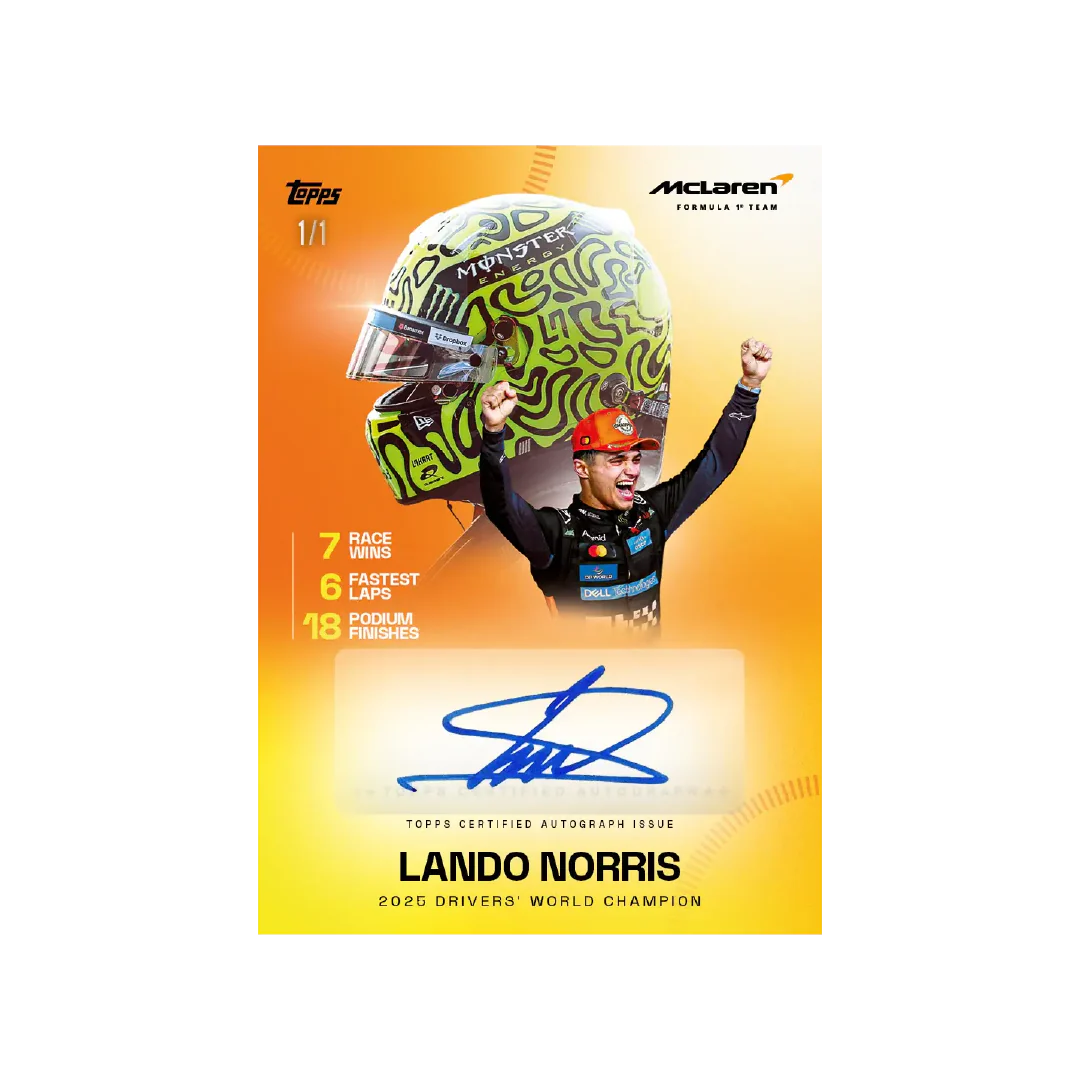 Topps McLaren Racing 2025 Hobby Box - Image 5