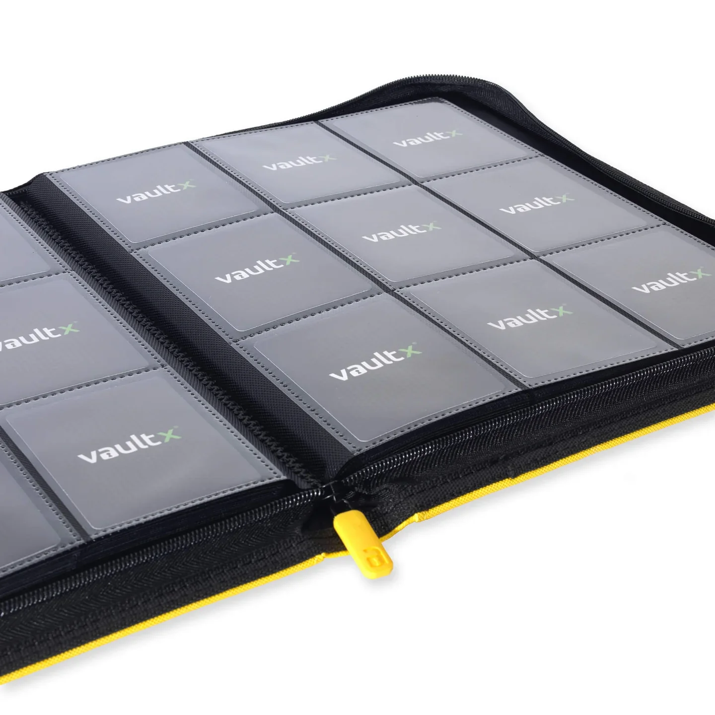 Vault X 9 pocket Exo-Tec Zip Binder - Sunrise Yellow - Image 6